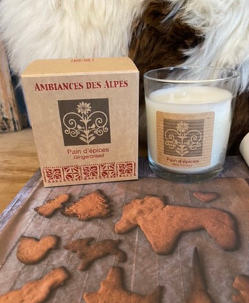 Ambiances des Alpes Gingerbread candle