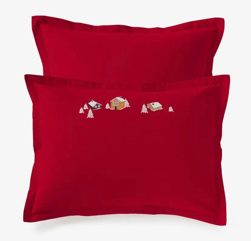 Mountain village bedding