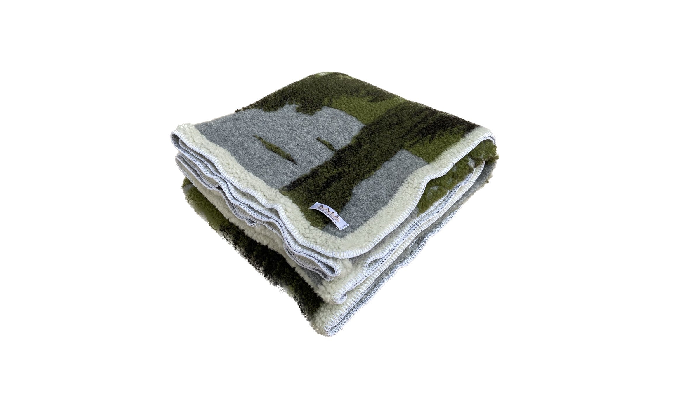 Alpine wool blanket – Pine Forest