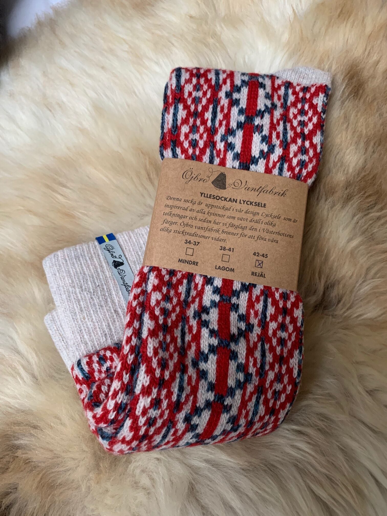 Traditional Swedish Socks Lycksele