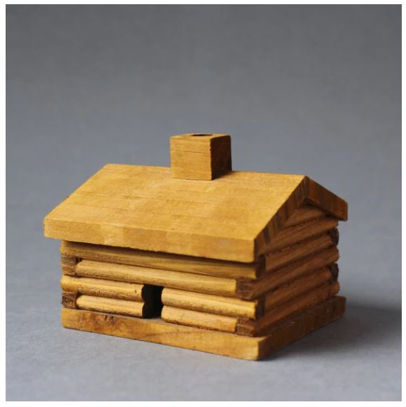Paine’s Small Log Cabin Incense Burner