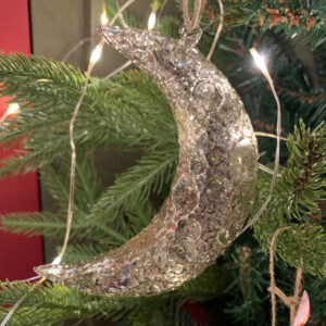 crescent moon christmas decoration