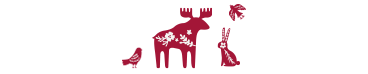red scandinavian animals